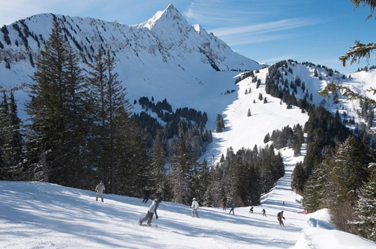 Au Pied Des Pistes B48, Chaleureux Studio 4 Pers, Balcon Plein Sud, Draps Non Compris Saint-Jean-dʼAulps エクステリア 写真